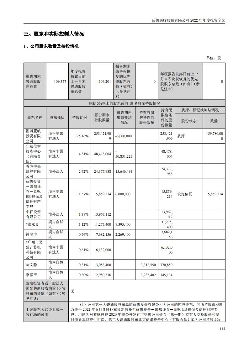 蓝帆医疗股份有限公司2022年年度报告_113