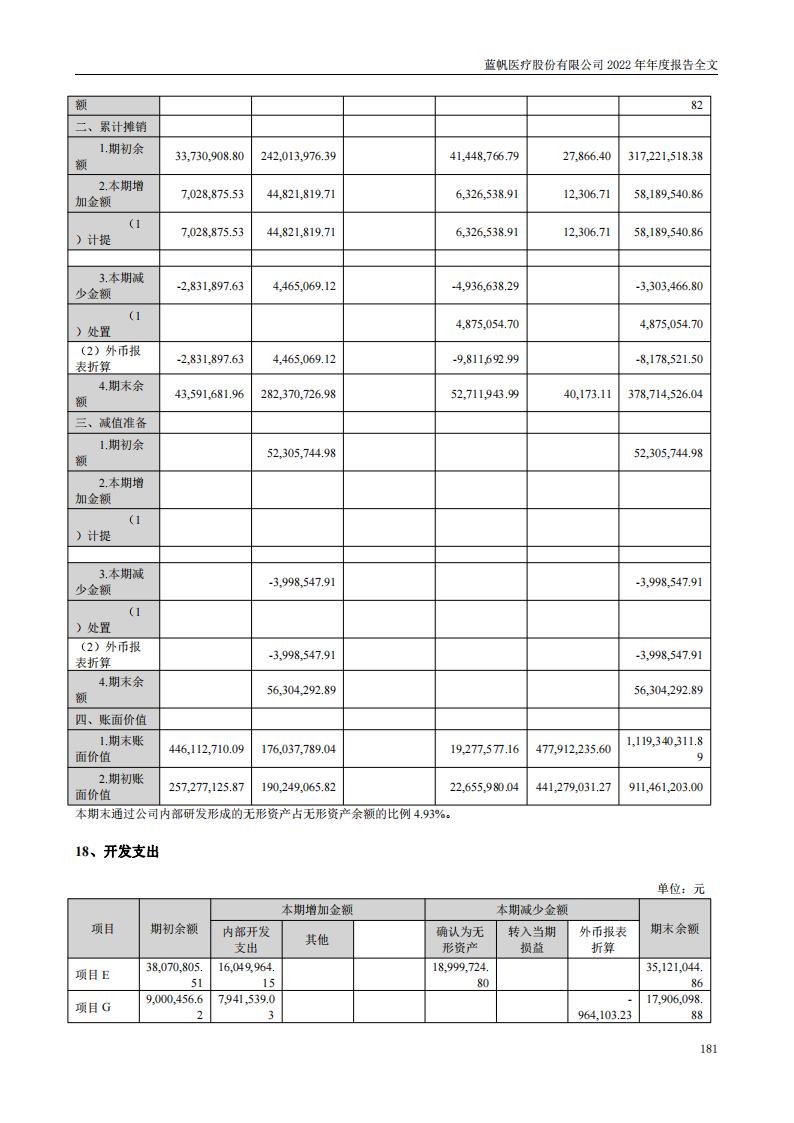 蓝帆医疗股份有限公司2022年年度报告_180