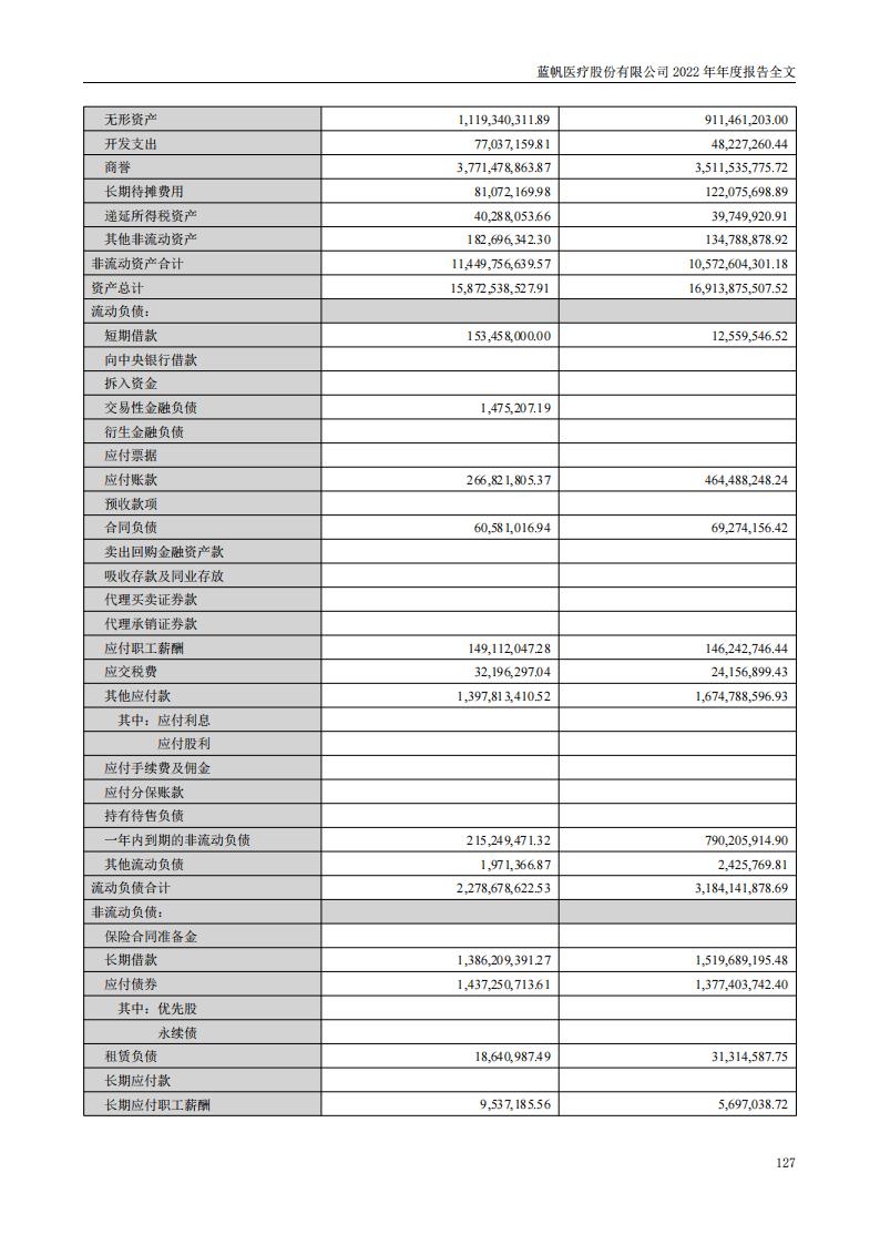 蓝帆医疗股份有限公司2022年年度报告_126