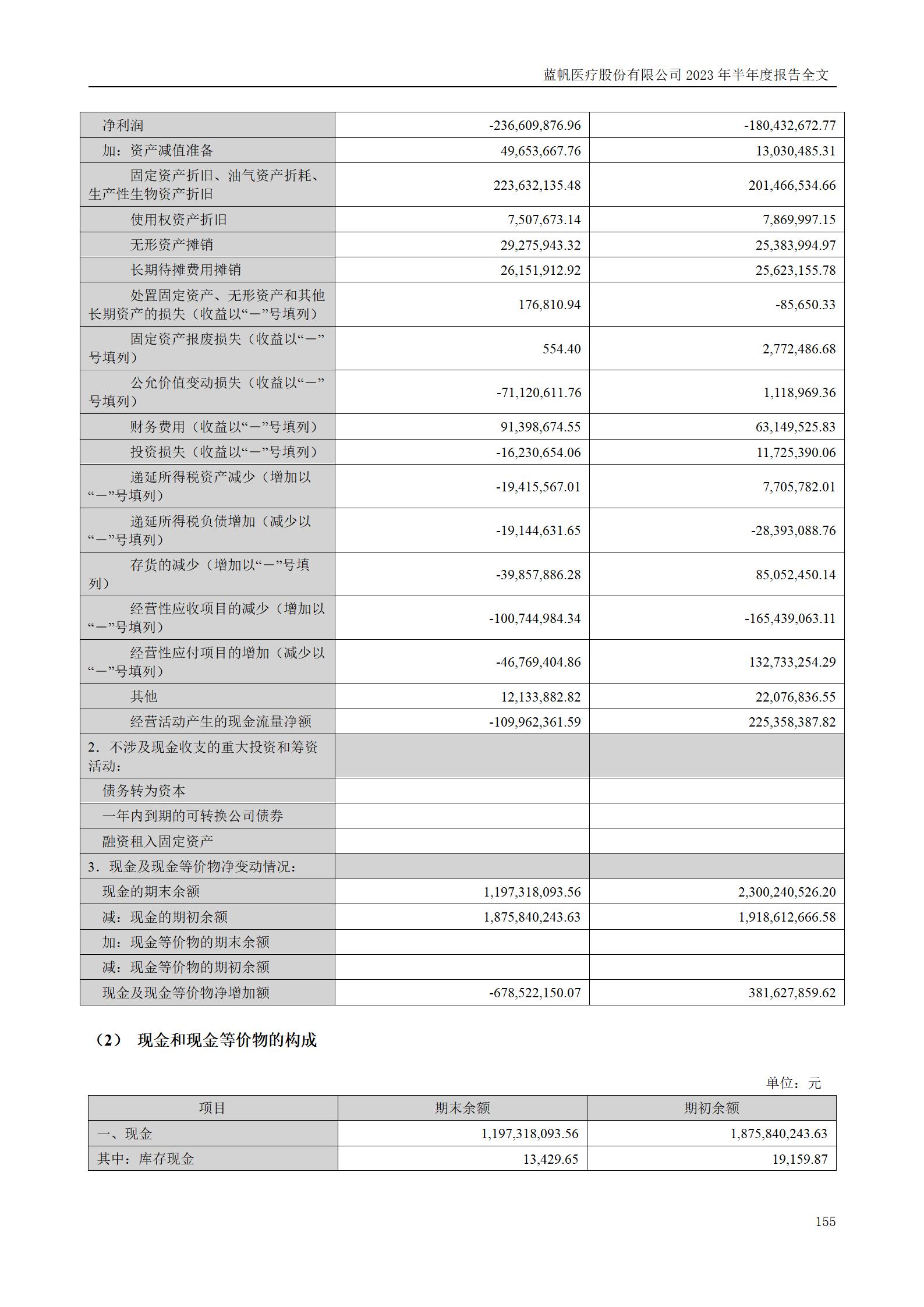 蓝帆医疗股份有限公司2023年半年度报告_155