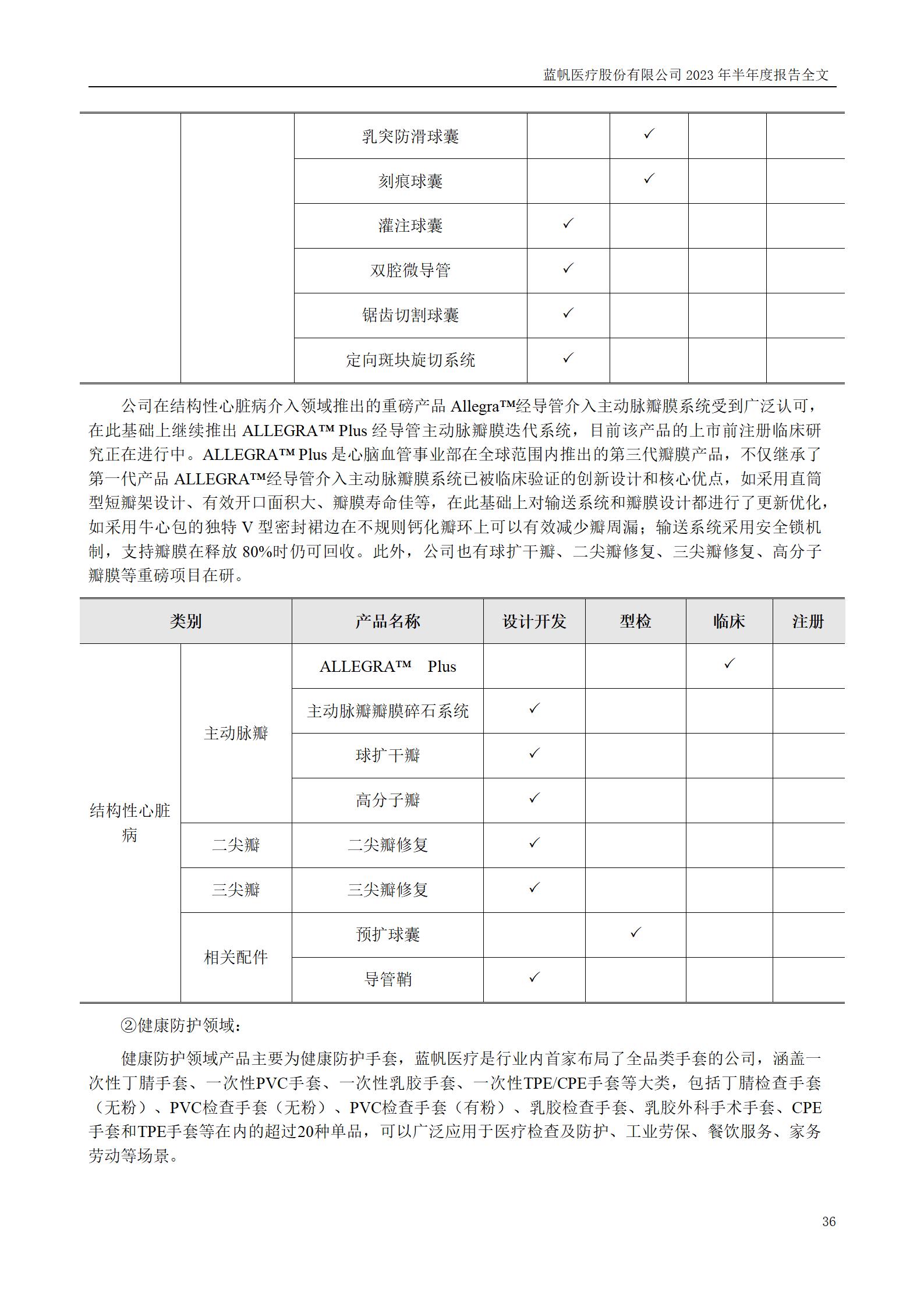 蓝帆医疗股份有限公司2023年半年度报告_36