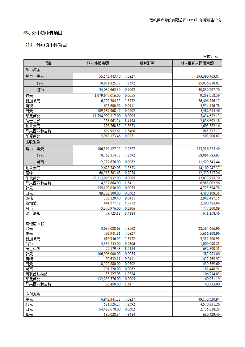 蓝帆医疗股份有限公司2023年年度报告_211