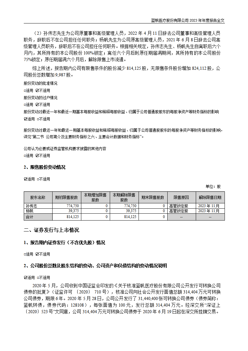 蓝帆医疗股份有限公司2023年年度报告_114