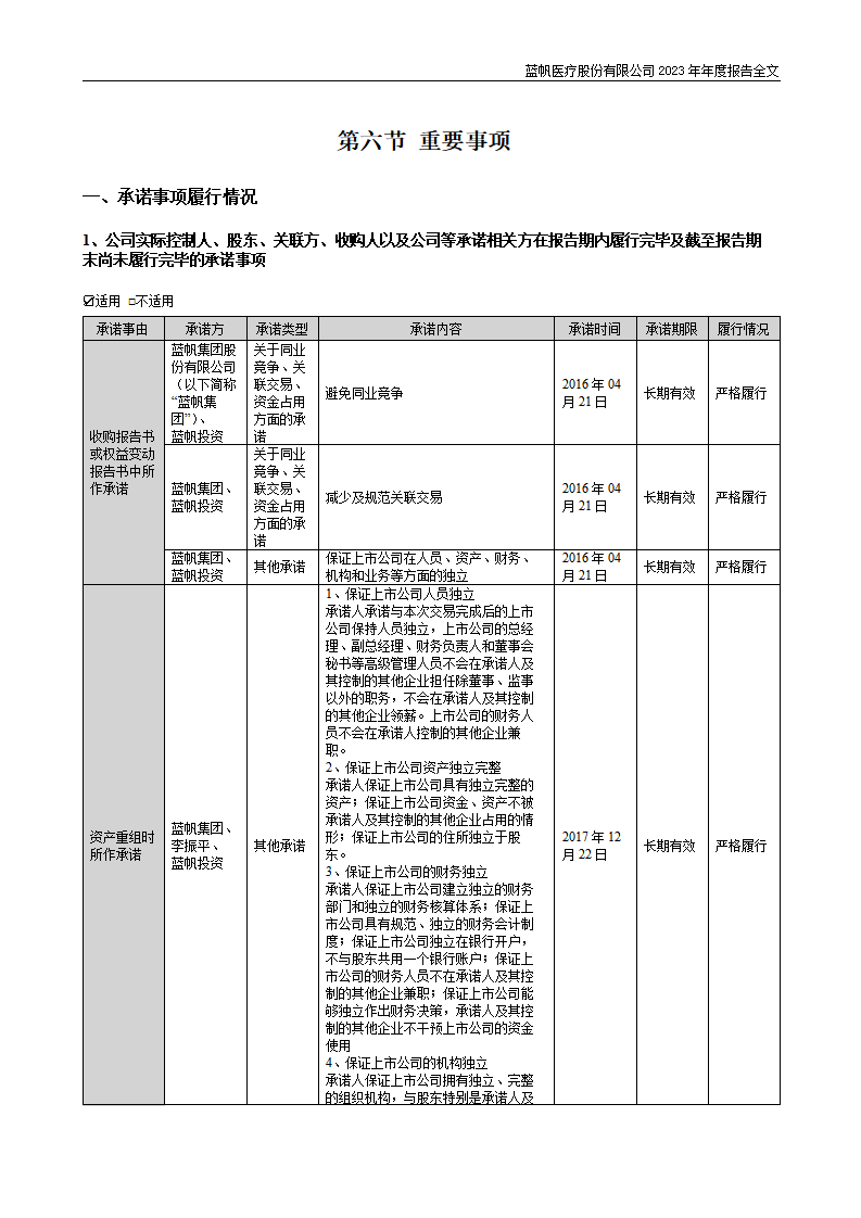 蓝帆医疗股份有限公司2023年年度报告_98