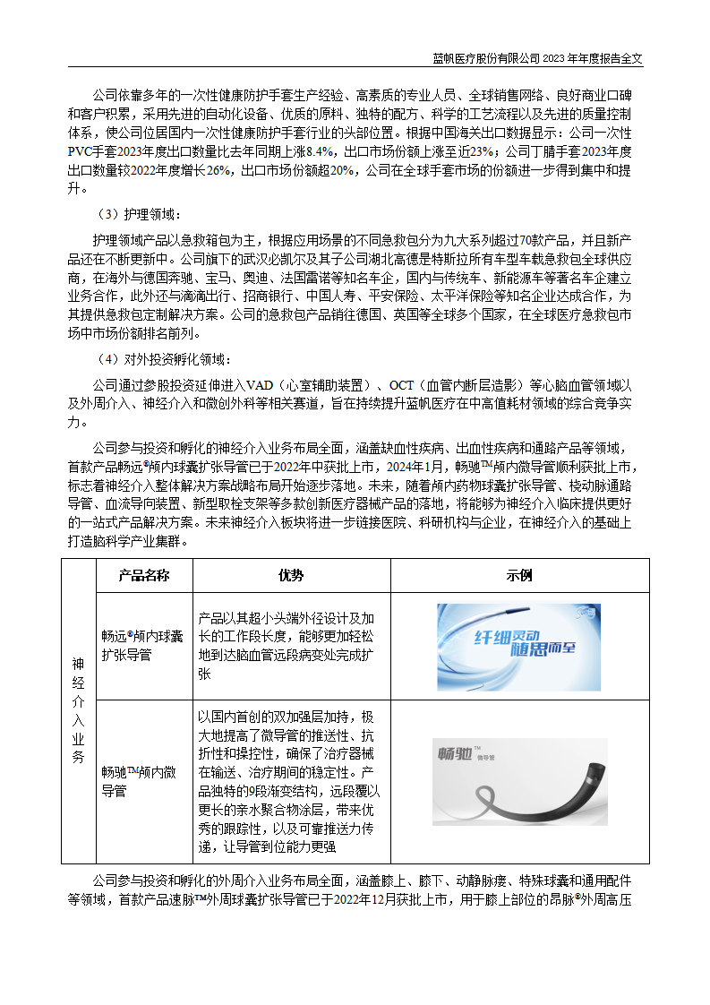 蓝帆医疗股份有限公司2023年年度报告_38