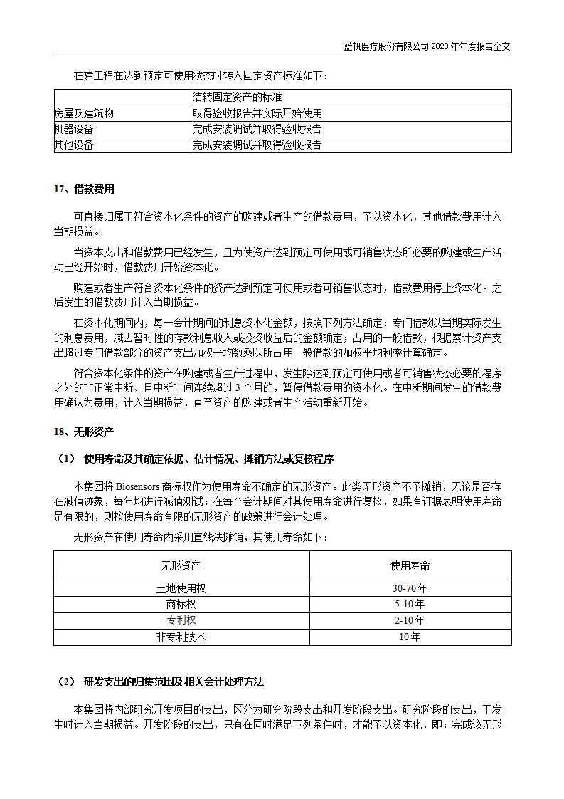 蓝帆医疗股份有限公司2023年年度报告_158