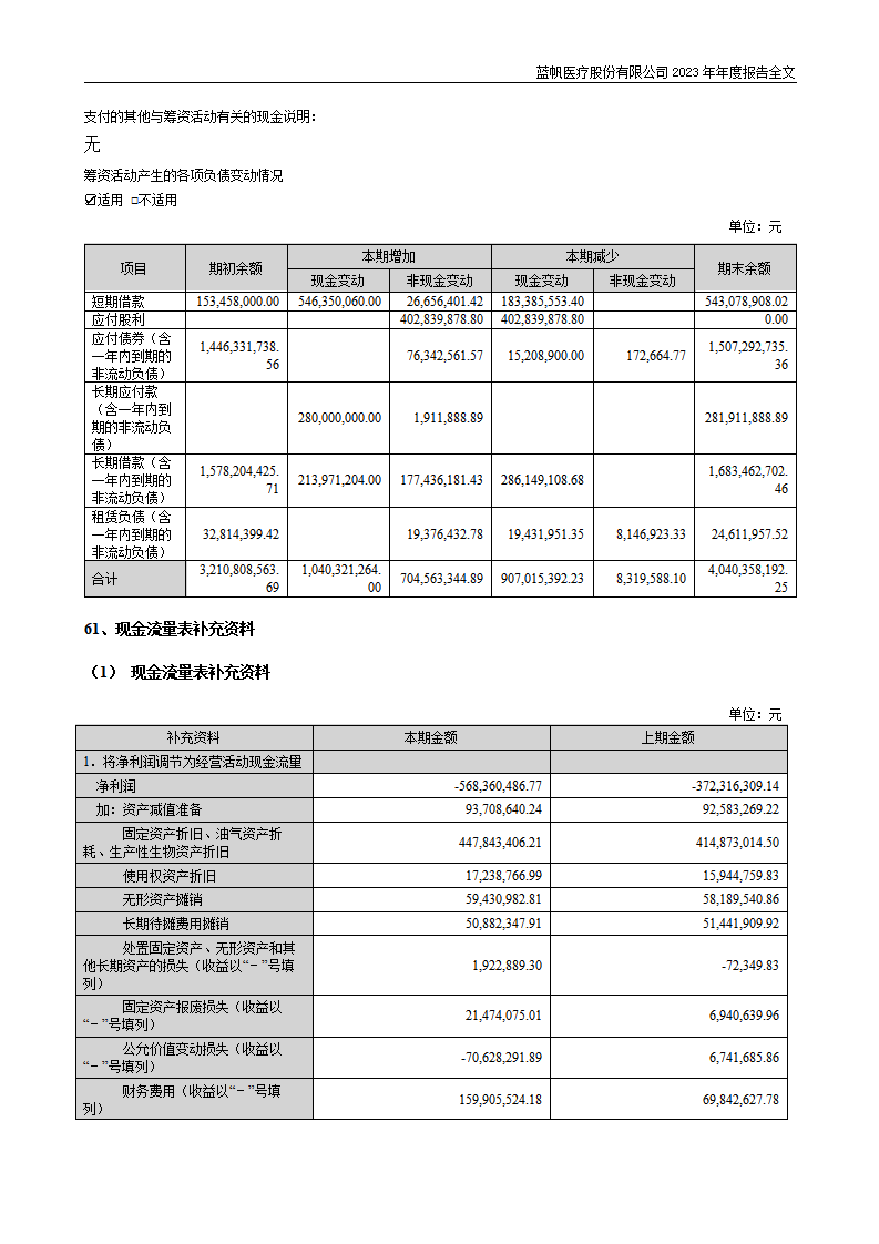 蓝帆医疗股份有限公司2023年年度报告_209