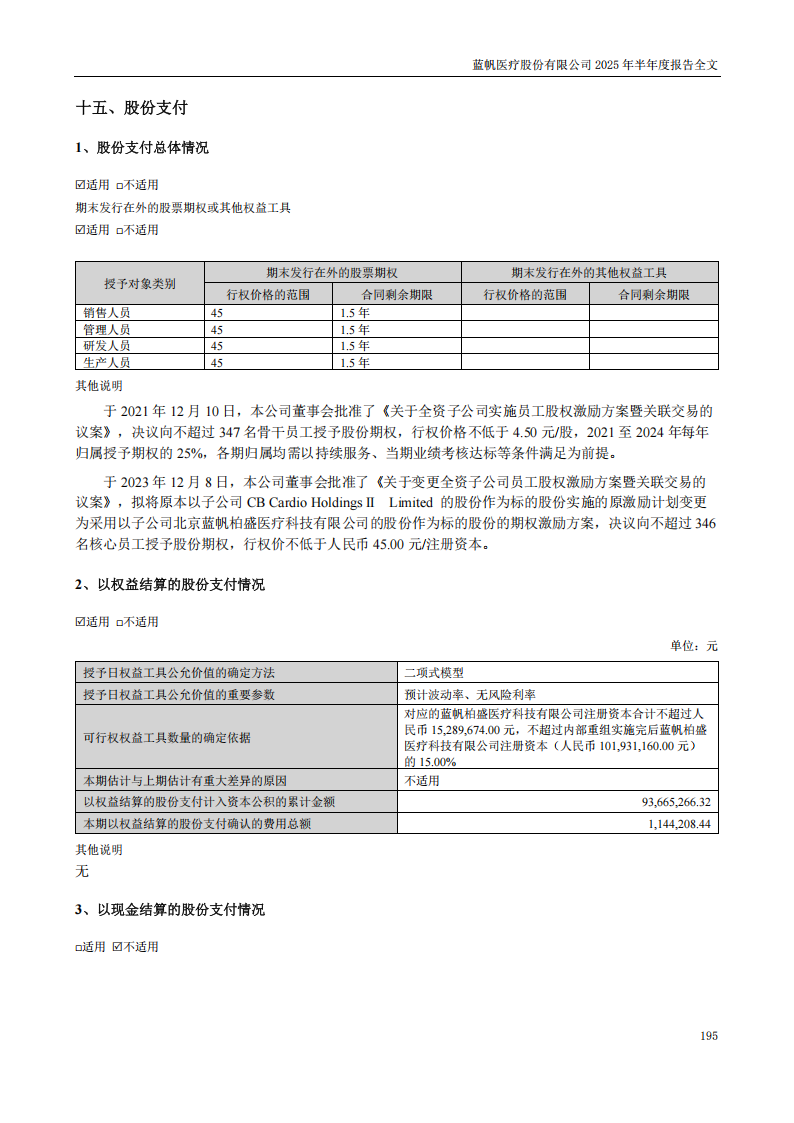 蓝帆医疗：2025年半年度报告_195