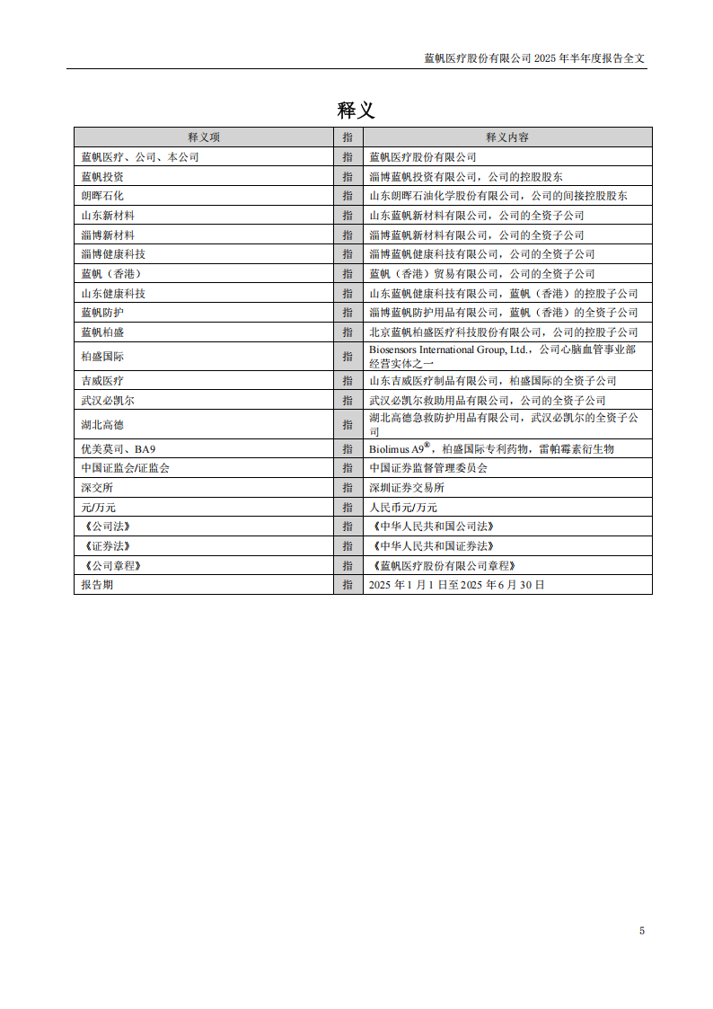 蓝帆医疗：2025年半年度报告_05