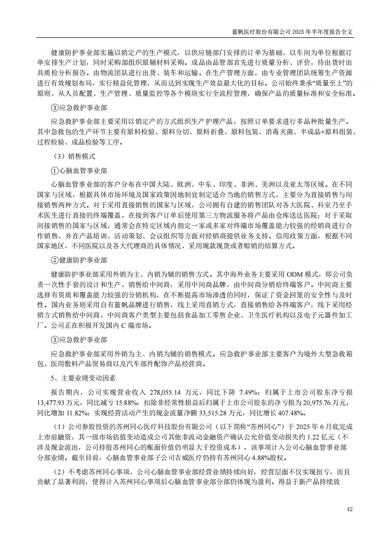 蓝帆医疗：2025年半年度报告_42
