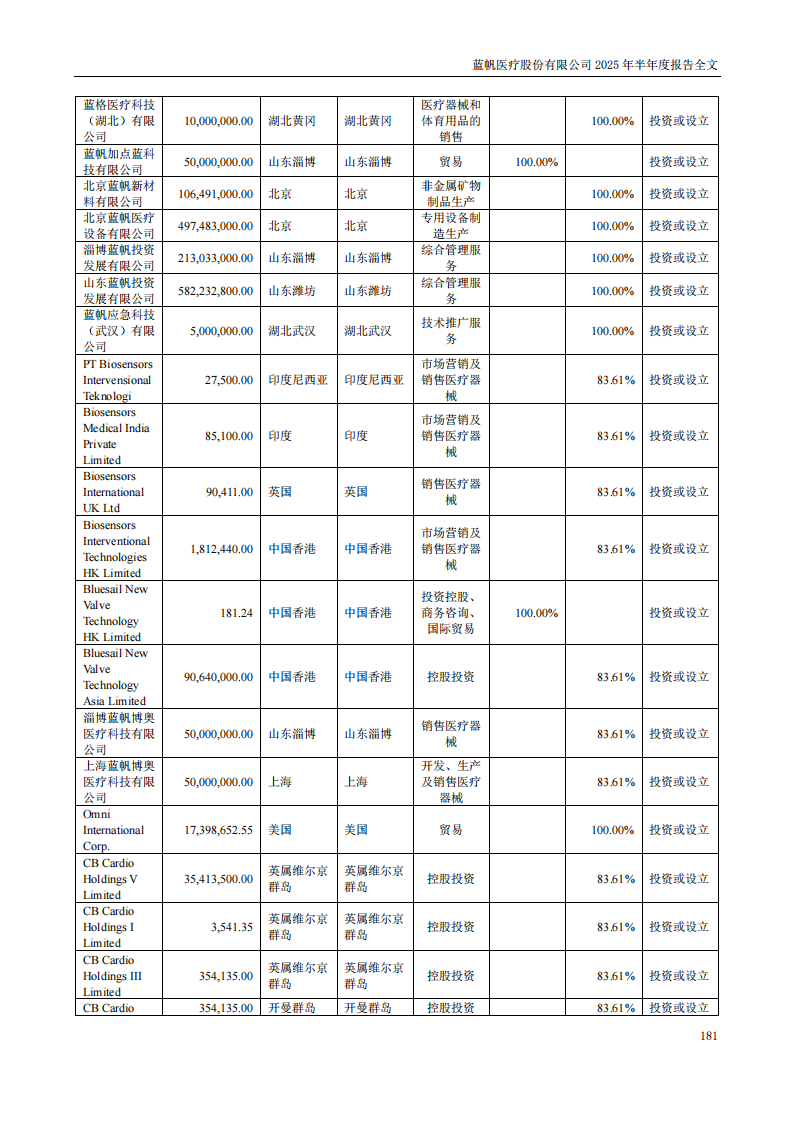 蓝帆医疗：2025年半年度报告_181
