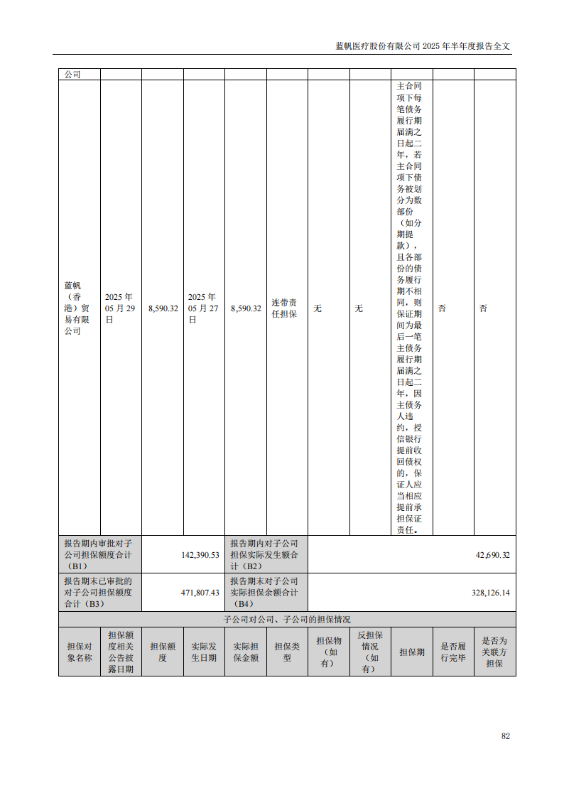 蓝帆医疗：2025年半年度报告_82