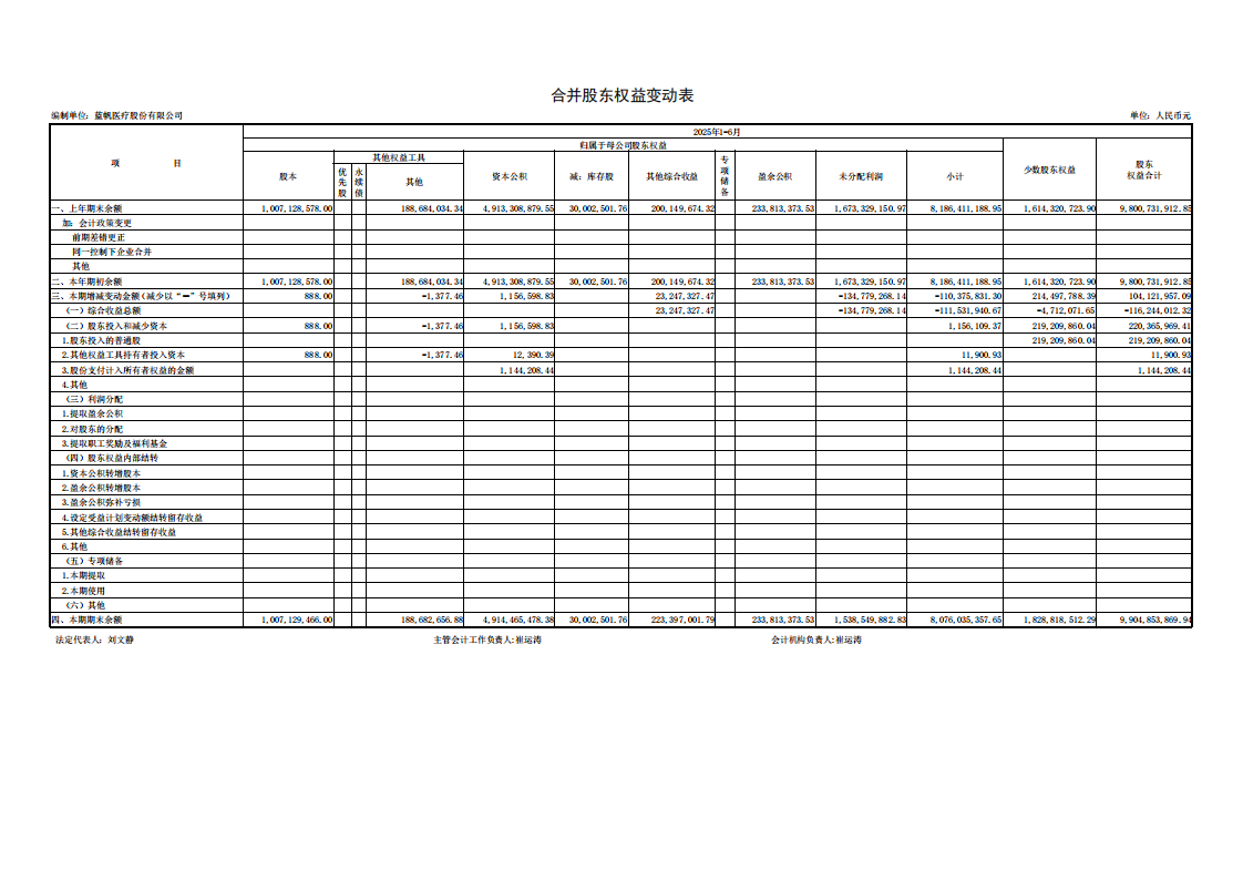蓝帆医疗：半年报财务报表_05