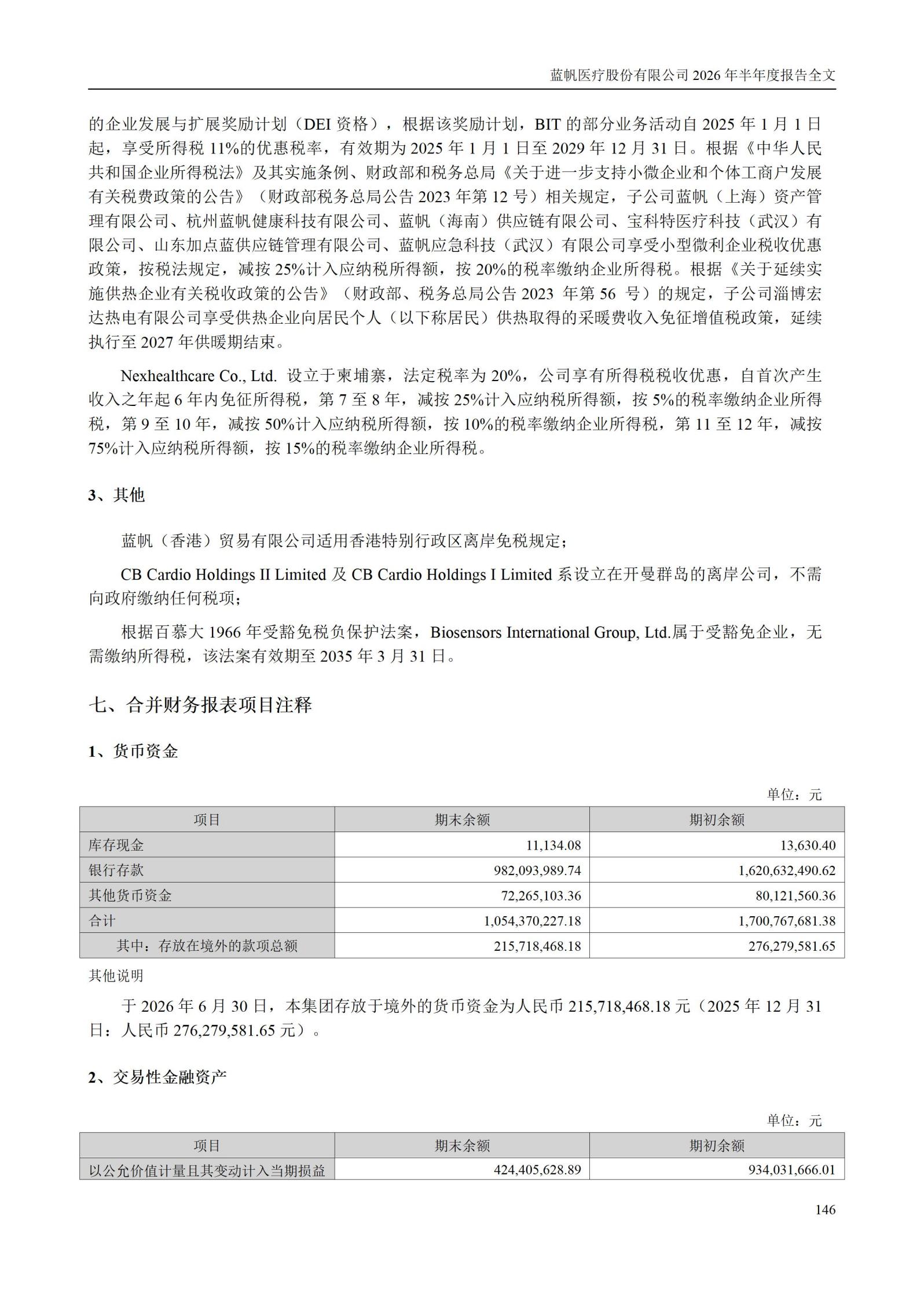 3-蓝帆医疗股份有限公司2026年半年度报告_146